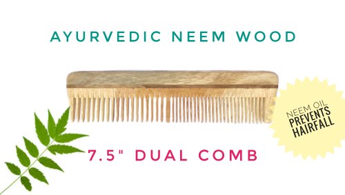 Dual Neemwood Comb
