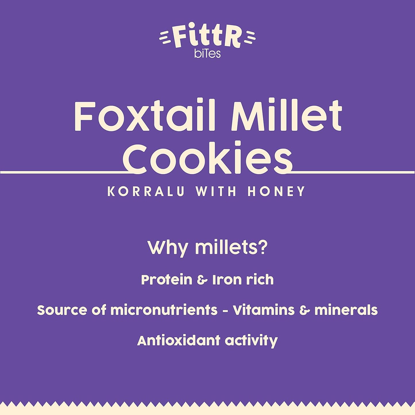 FittR Bites Foxtail Millet Cookies