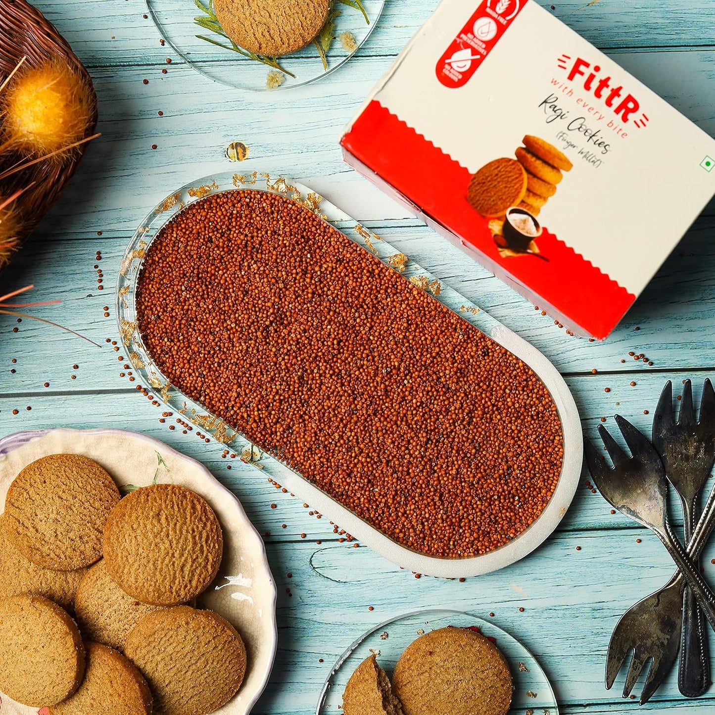 FittR Bites Ragi Millet Cookies