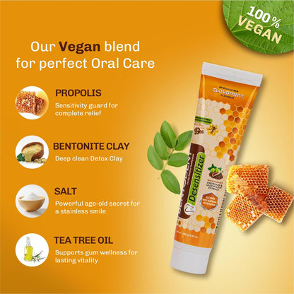 Bentodent Desensitizer Natural Sensitivity Relief Toothpaste