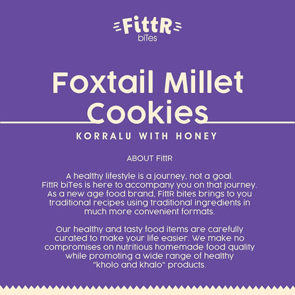 FittR Bites Foxtail Millet Cookies