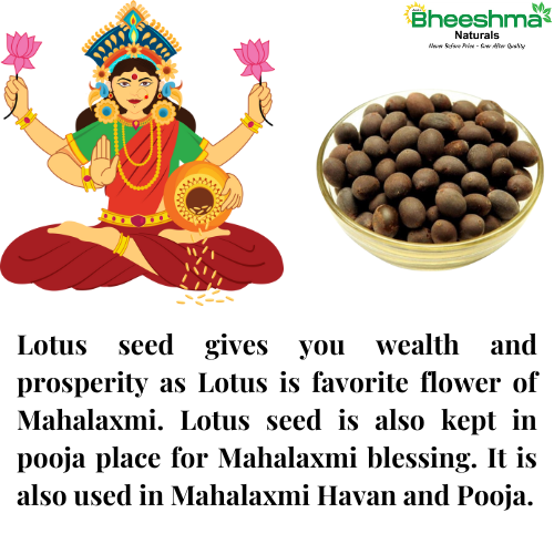 Small bowl of dark dried lotus seeds