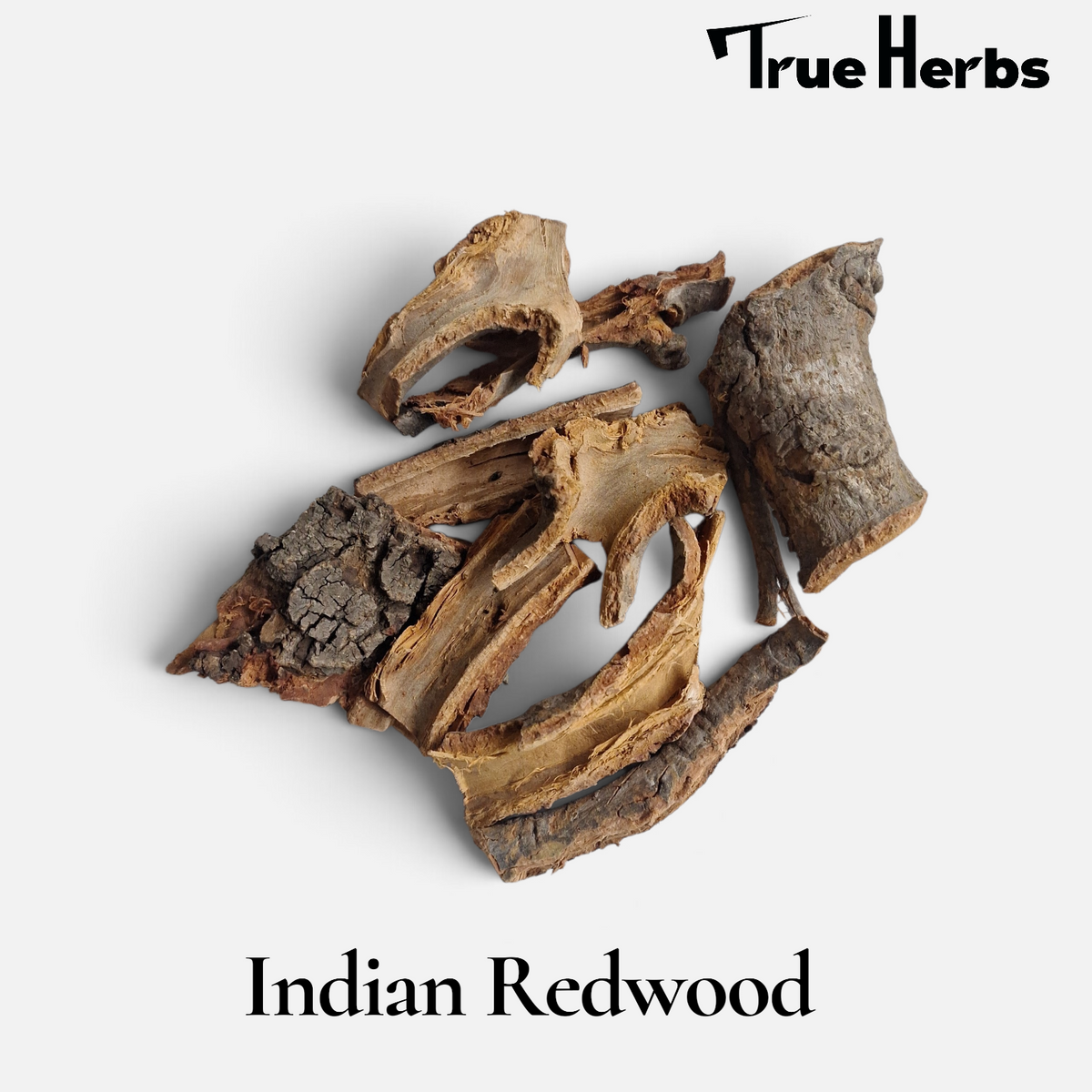 Indian Redwood bark pieces, assorted brown and tan chunks